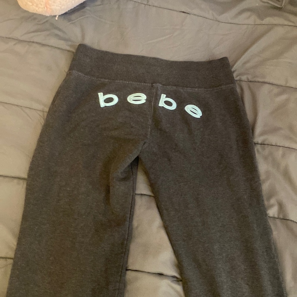 💙Bebe dark grey sweatpants💙